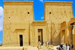 Explore the intricate carvings of Philae Temple, a key stop on your Egypt trips from Malaysia