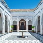 Exquisite-historical-site-in-traditional-Islamic-architecture-Bahia-Palace-Marrakech-Morocco