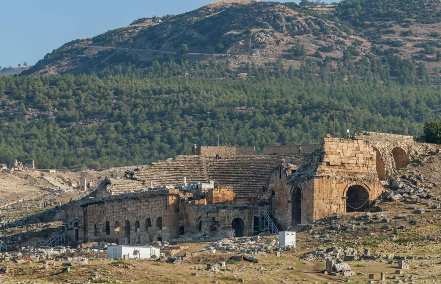 Exterior-view-of-the-Roman-theater-at-Hierapolis-Pamukkale