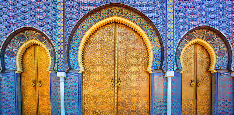 Fez The gates of the Royal Palace