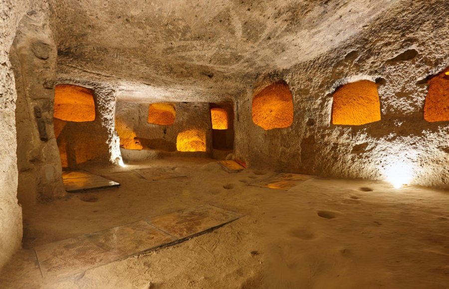 Food-storage-in-ancient-underground-city-of-Kaymakli-Cappadocia-Turkey