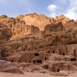 General-view-of-the-Royal-Tombs-in-Petra-Jordan