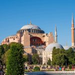 Hagia-Sophia-Grand-Mosque-in-Istanbul-was-built-by-Roman-Emperor-Justinian-as-the-Christian-Cathedral-in-Constantinople