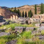 Hierapolis-Denizli-Province-Turkey-Ruins-of-the-ancient-city-The-northern-Roman-Gate
