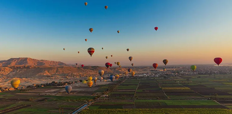 Hot Air Balloon Rides Over The West Bank In