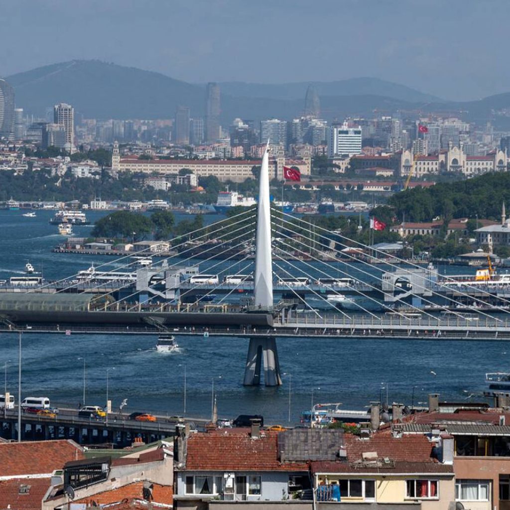Istanbul City Aerial View Turkey