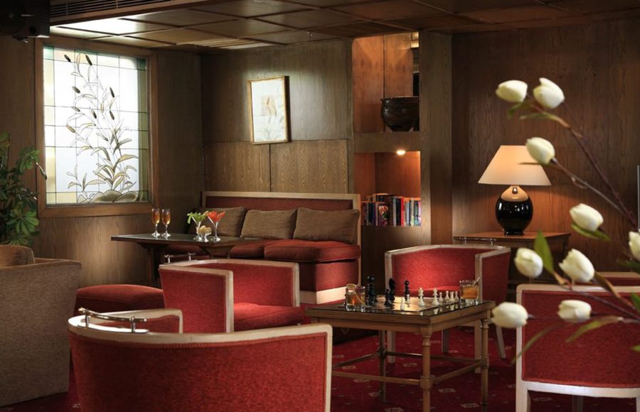 Gaming corner on the Jaz Amara Nile Cruise.