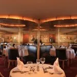 The restaurant on the Jaz Amara Nile Cruise.