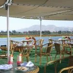 The sun deck on the Iberotel Amara Nile Cruise.