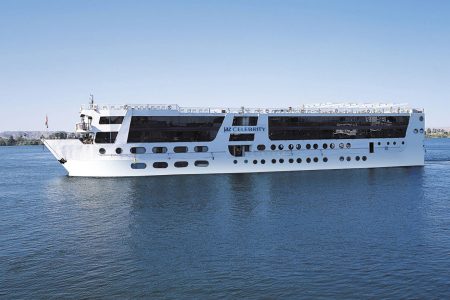 The Ms Jaz Celebrity Nile Cruise Ship On The Nile River.