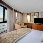 A luxurious suite on the MS Jaz Celebrity Nile Cruise.