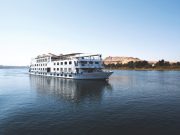 The Jaz Imperial Nile Cruise ship on the Nile River.
