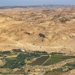 Landscape-of-the-Holy-Land-as-viewed-from-the-Mount-Nebo-View-towards-the-Amman