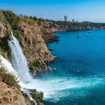 Lower-Duden-waterfalls-Mediterranean-sea-coast-Antalya-Turkey