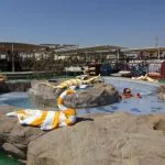 Jacuzzi area on the sun deck of the M/S Monaco Nile cruise ship.