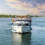 MS Monte Carlo Nile Cruise ship sailing on the river.