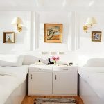 A twin-bed cabin interior on a Meroe Dahabiya Nile Boat.