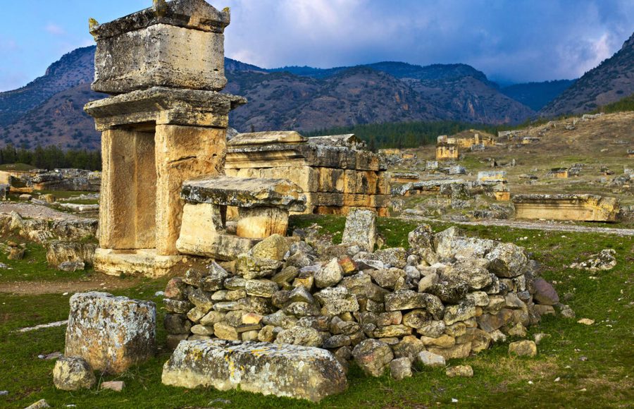 Necropolis-Hierapolis-Pamukkale-Turkey