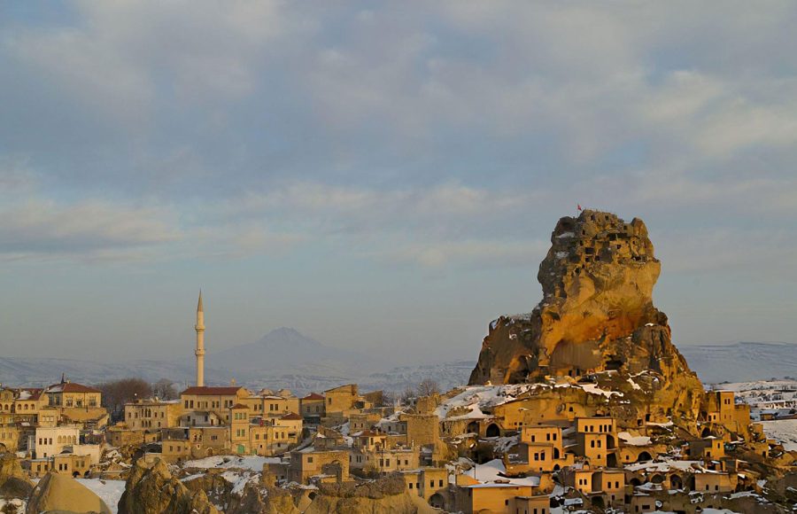 Ortahisar-Castle-at-Cappadocia-Turkey