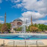 People-at-the-Sultan-Ahmet-park-in-the-background-the-blue-mosque-historic-building