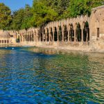 Pool-of-Sacred-Fish-and-Halil-ur-Rahman-mosque-Balikligol-Urfa-Sanliurfa-Province-Turkey