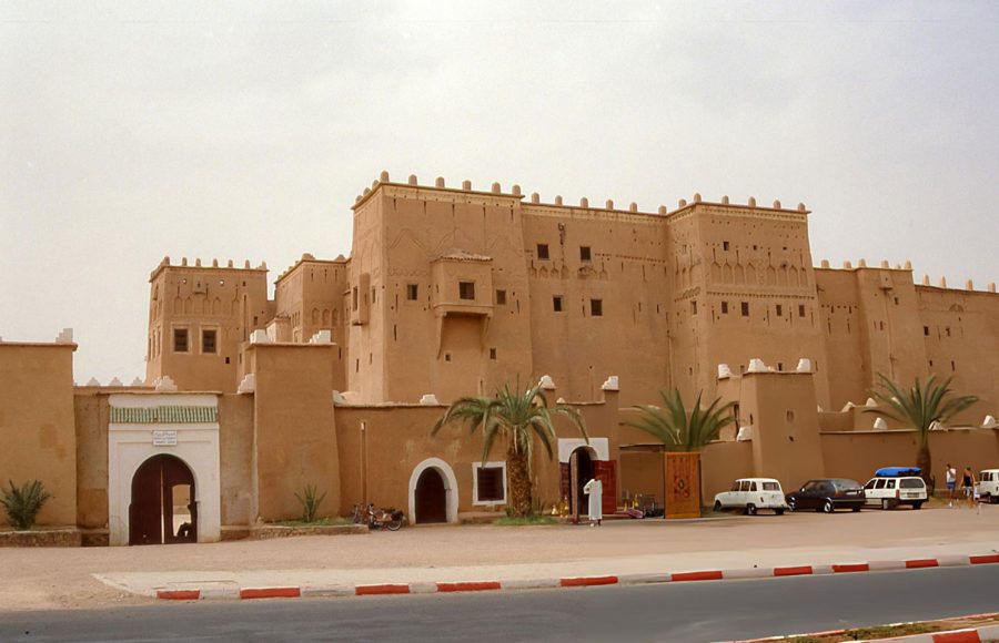 Renovated-Kasbah-along-the-road-in-the-Draa-valley-in-Morocco