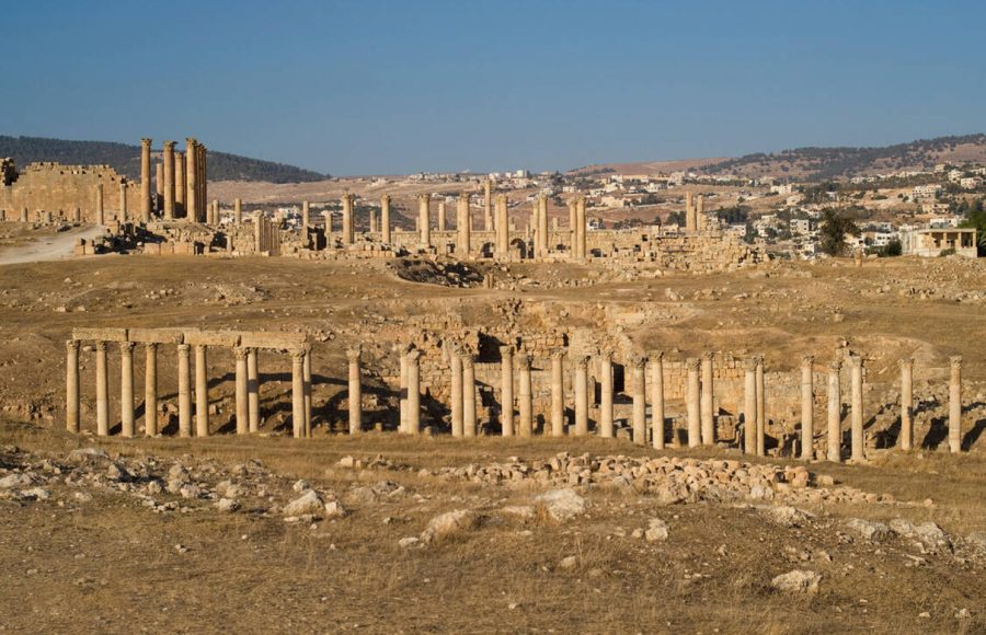 Ruins-city-of-Jerash-in-Jordan