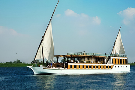 Sanctuary Zein Nile Chateau sailing on the Nile River