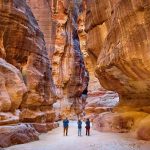 Siq-long-canyon-of-Petra-in-Jordan