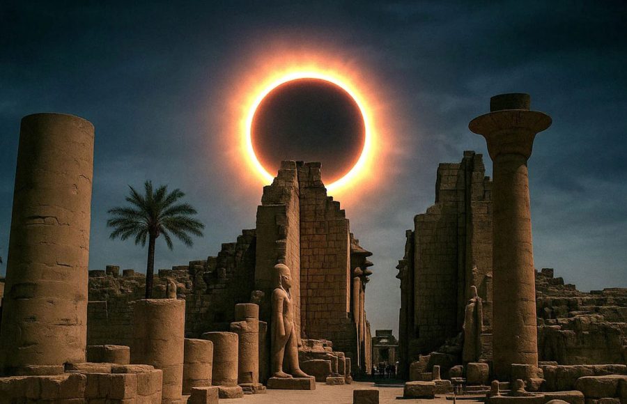 Solar-Eclipse-in-Egypt-luxor