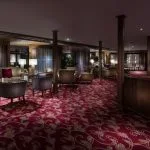 The elegant bar on the MS Steigenberger Regency.