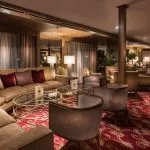 The luxurious lounge on the Steigenberger Regency Nile Cruise.