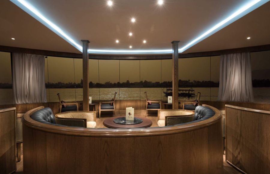 The Panorama Bar on the Steigenberger Regency Nile Cruise.