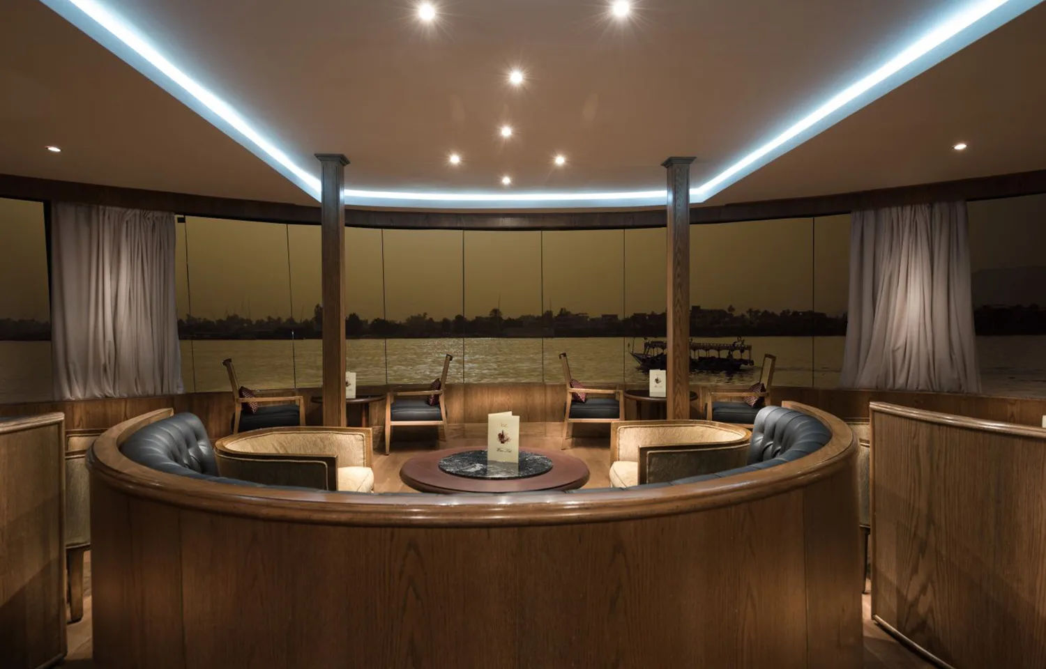 The Panorama Bar on the Steigenberger Regency Nile Cruise.