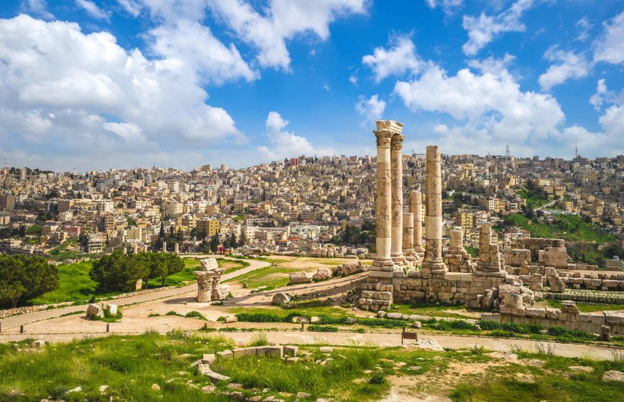 Temple-of-Hercules-on-Amman-Citadel-in-Jordan