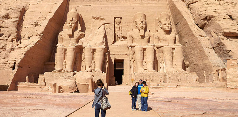 Temple Of Ramses Ii At Abu Simbel Egypt