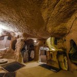 The-Derinkuyu-underground-city-is-an-ancient-multi-level-cave-city-in-Cappadocia-Turkey