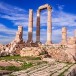 The-citadel-and-Temple-of-Hercules-of-the-Amman-Citadel-Jabal-al-Qal’a-sunset-light