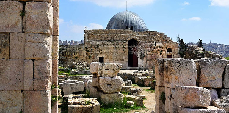 The Ruins Of The Umayyad Palace At Amman Citadel Amman Citadel 1