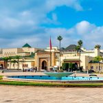 The-view-of-Royal-Palace-Square-and-Garden-Rabat-Morocco