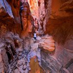 Tourist-in-Khazali-Canyon-Wadi-Rum-Jordan-Middle-East