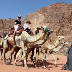 Tourists-Riding-Camels-in-Wadi-Rum-Jordan