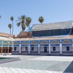 Traditional-moroccan-architecture-with-intricate-details-and-vibrant-colors-at-the-bahia-palace-courtyard-currently-under-renovation