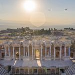 Turkey-Denizli-Province-Pamukkale-Hierapolis-Pamukkale-Archeological-Site-UNESCO-Site-Hierapolis-Theater