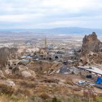 Uchisar-castle-and-surrounding-valley-Cappadocia-turkey
