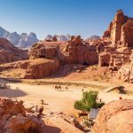 View-of-the-main-trail-in-the-ancient-Nabataean-City-of-Petra-Jordan-UNESCO-World-Heritage-Site