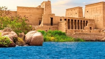 Philae Temple, a key site for Aswan day tours & extensions, offering a memorable Aswan day tour trip one