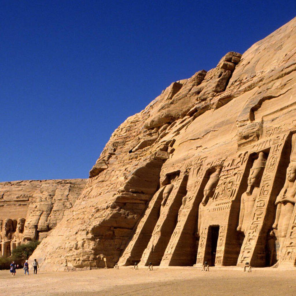 emple of Hathor Abu Simbel Egypt Statues of Nefertari Ramses II