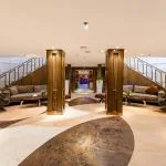 Reception area of the MS Semiramis III.