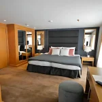 A spacious cabin, ensuring comfort on your 7 day Cairo Alexandria tour with Nile cruise.